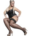 Women's stockings for plus size BELLA 15 DEN Adrian