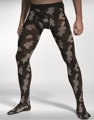 Patterned men's tights MORO 60 DEN Adrian