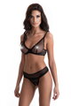 Black sexy set NAUGHTY COQUETTE Amour