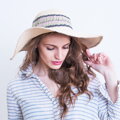 Large beach hat CZ18168 Art Of Polo