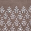 Women's scarf with embroidery and pearls SZ18423 Art Of Polo