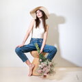 Large beach hat CZ18168 Art Of Polo