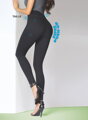 Elastic leggings with Super Push-up effect ASAMI 200 DEN BasBleu