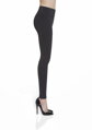 Women's anti-cellulite push-up leggings CANDY 300 DEN BasBleu