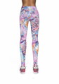 Colorful sports leggings CATY 90 BasBleu