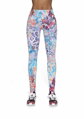Colorful sports leggings CATY 90 BasBleu