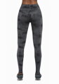 Patterned sports leggings INTENSE 200 DEN BasBleu