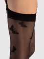 Stockings with butterflies for garter belt O4111 FARFALLE 20 DEN Fiore