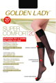 Compression knee socks SUPER COMFORT 20 DEN Golden Lady