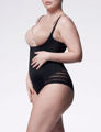 Mesh slimming bodysuits 119 MESH BODY OPEN BUST Julimex