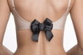 Decorative bow for fastening the bra BA-19 BLACK Julimex