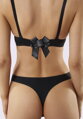 Decorative dotted bow for fastening the bra BA-19 POLKA DOT Julimex