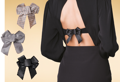 Decorative bow for fastening the bra BA-19 BLACK Julimex