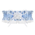 Wedding garter white-blue DUBLIN PW-31 Julimex