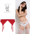 Tulle garter belt ROSE Julimex