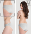 Seamless panties HI-CUT COTTON Julimex