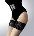 Anti-chafing lace thigh bands OPASKI 01 Knittex