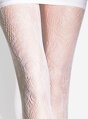 Fishnet tights with roses № 024 Lores