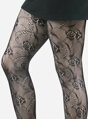 Fishnet tights with roses № 024 Lores