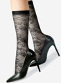 Delicate floral mesh socks BERENICA Lores