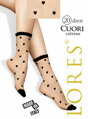 Thin socks with hearts CUORI 20 DEN Lores