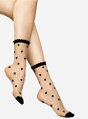 Thin socks with hearts CUORI 20 DEN Lores