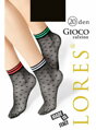 Colorful socks with hearts GIOCO 20 DEN Lores