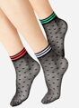 Colorful socks with hearts GIOCO 20 DEN Lores