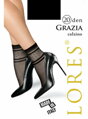 Thin socks with dots and stripes GRAZIA 20 DEN Lores