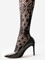 Fishnet tights with large geometric pattern LUCCA Lores