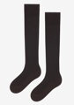 Women’s cotton over-the-knee socks with ribbed pattern ZAZU COTTON A40 Marilyn