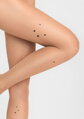 Women's tights with romantic black hearts ALLURE E05 20 DEN Marilyn