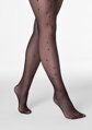 Sheer tights with glitter and star motif ALLURE F04 Marilyn