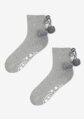 Warm women's socks with pom poms ANGORA ABS TERRY X41 Marilyn