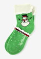 Women's warm socks with snowman ANGORA TERRY X43 Marilyn