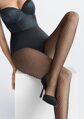 Women's mesh tights with dots CHARLY C08 Marilyn