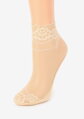 Thin women's socks with a floral pattern FASHION U23 Marilyn