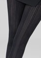Tights with jacquard pattern visually lengthening the legs DIANA F01 Marilyn