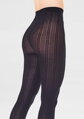 Tights with jacquard pattern visually lengthening the legs DIANA F01 Marilyn