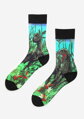 Men's cotton socks with dinosaur DINO BLUE MEN SPECIAL Marilyn