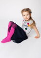 Children's cotton tights JULIA 80 DEN Marilyn