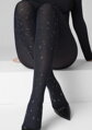 Night sky tights with stars and moons EMMY F11 Marilyn
