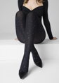 Night sky tights with stars and moons EMMY F11 Marilyn