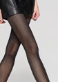 Black tights with mesh pattern GRACE D10 40 DEN Marilyn