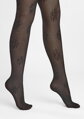Tights with floral pattern on fine mesh GRACE F22 Marilyn