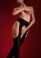 Women's shiny erotic tights H22 HOT 160 DEN Marilyn