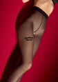 Erotic tights with lettering and open crotch H28 20 DEN Marilyn