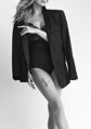 Women's tights with a subtle inscription on the thigh Impossible ALLURE C06 Marilyn