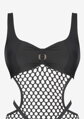 Women's elastic mesh bodysuit JANETTE HOT Marilyn