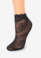 Thin socks with lace and floral pattern FASHION U24 Marilyn